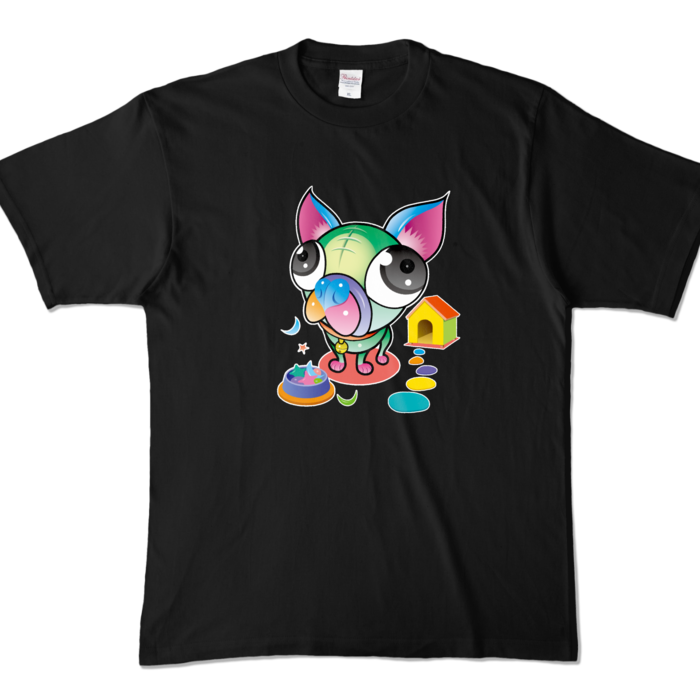 カラーTシャツ - XL - ブラック (濃色)