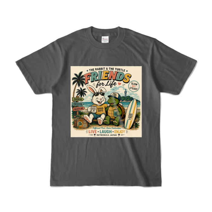 カラーTシャツ - S - チャコール (濃色)