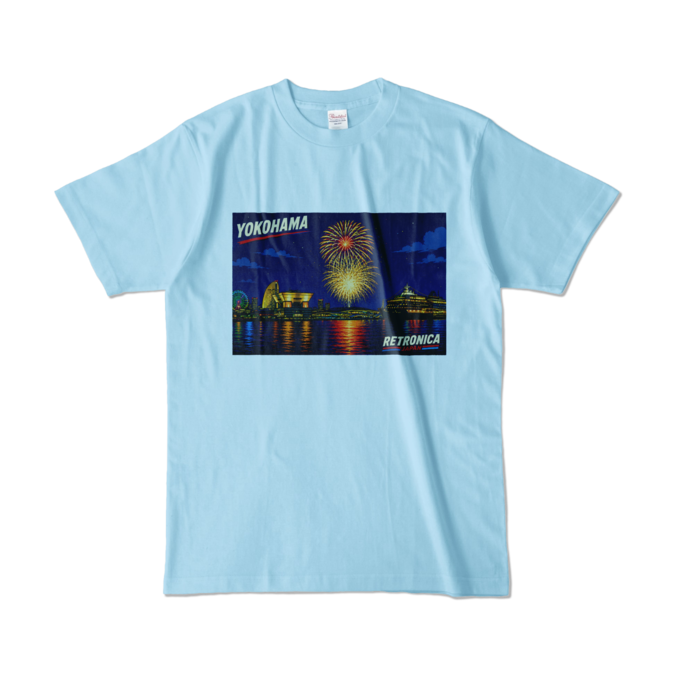 カラーTシャツ - L - ライトブルー (淡色)