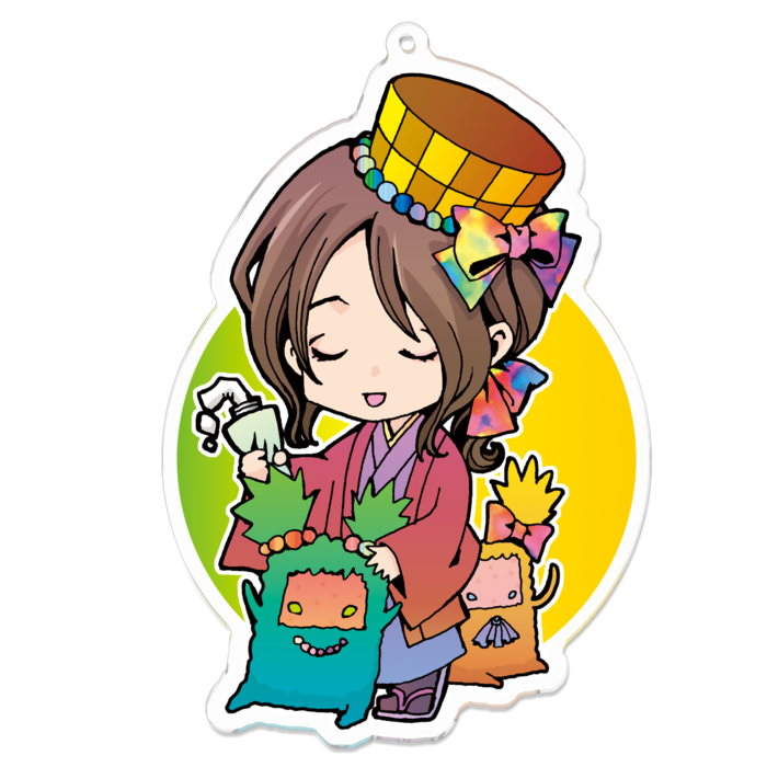 アクリルキーホルダー - 100 x 100 (mm)