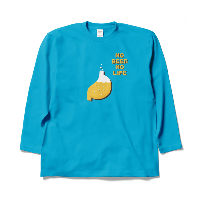 ロングスリーブTシャツ - XL - ターコイズ