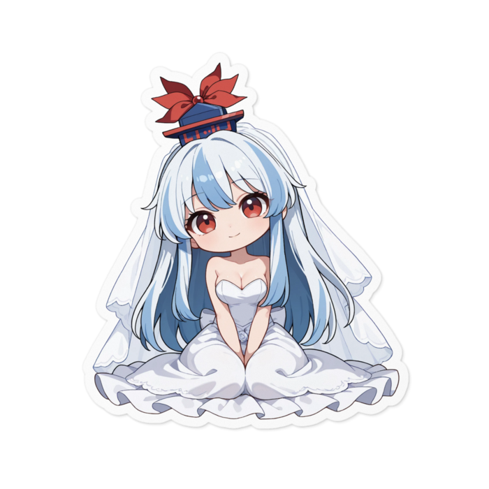 ステッカー - 100 x 100 (mm)(キャラのみ)