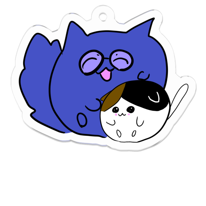 アクリルキーホルダー - 50 x 50 (mm)