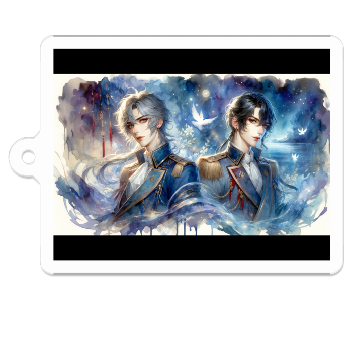 アクリルキーホルダー - 50 x 50 (mm)