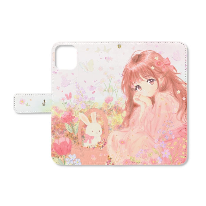 手帳型iPhoneケース - iPhone11ProMax - ストラップ穴 あり