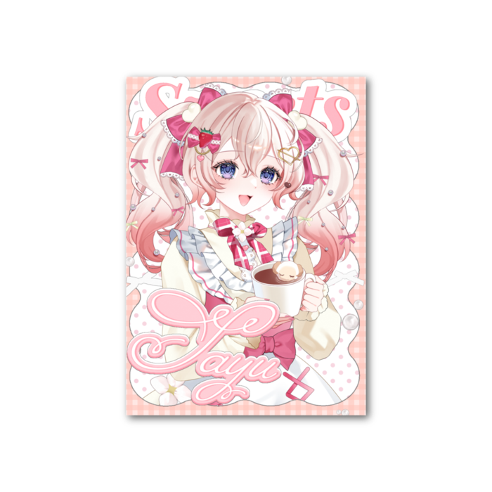 フォト風カード - 縦 - 片面