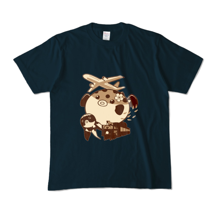 カラーTシャツ - M - ネイビー (濃色)