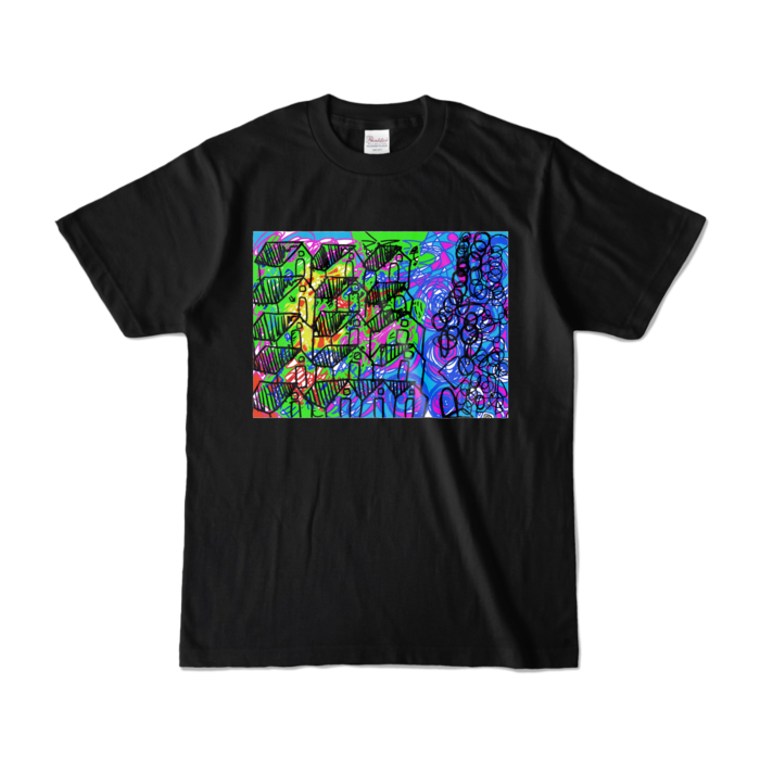 カラーTシャツ - S - ブラック (濃色)