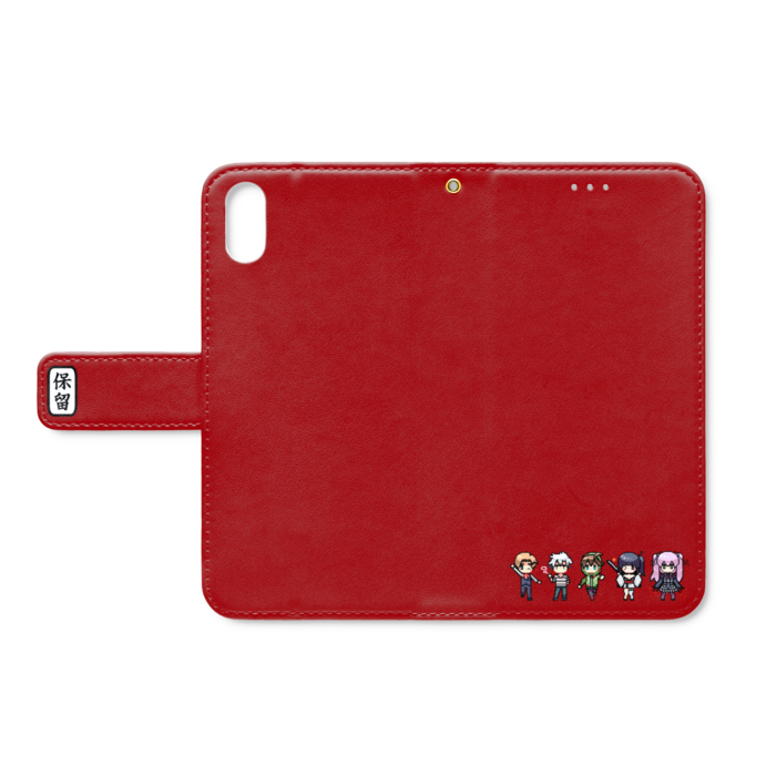 手帳型iPhoneケース - iPhone XS / X - ストラップ穴 あり