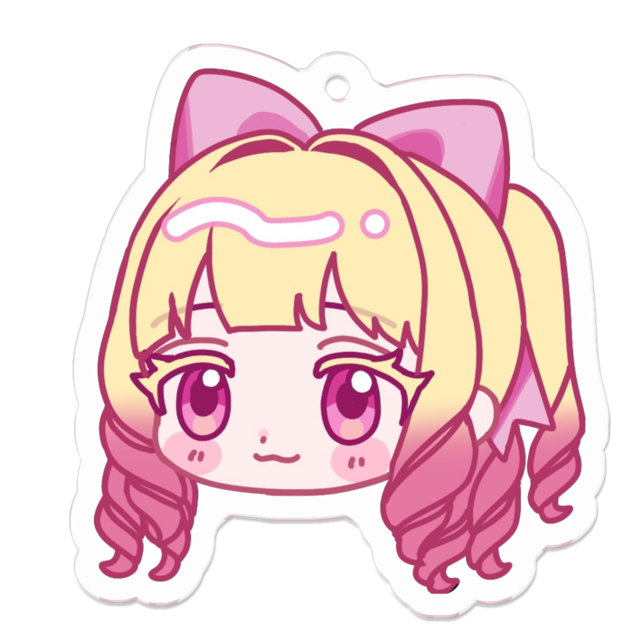 アクリルキーホルダー（コーティング） - 50 x 50 (mm)