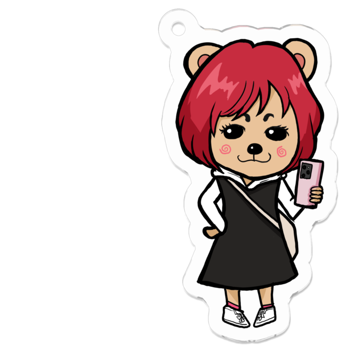 アクリルキーホルダー - 50 x 50 (mm)