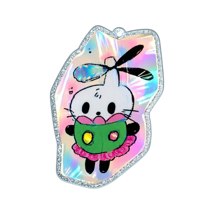ラメアクリルキーホルダー - 70 × 70mm