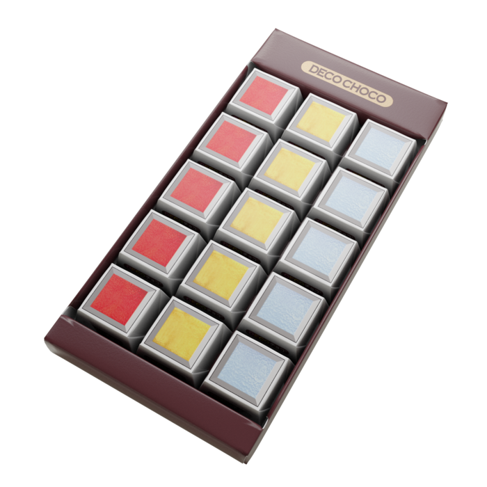 DECOチョコ - 列ごとにデザイン