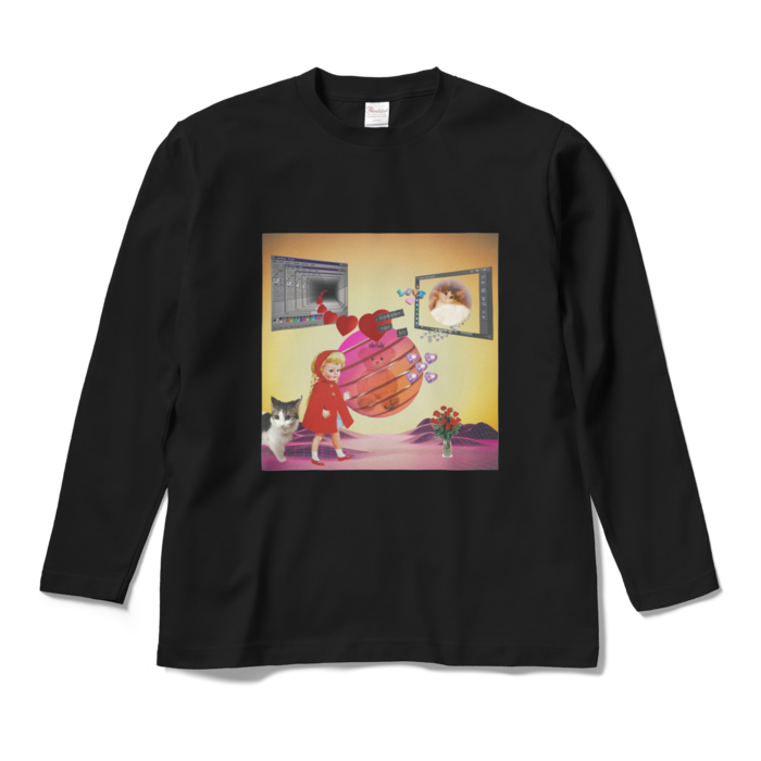 ロングスリーブTシャツ - M - ブラック