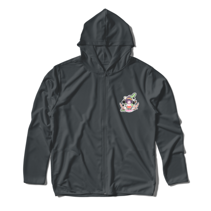 ジップパーカー - L - ダークグレー