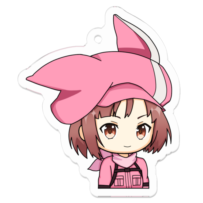 アクリルキーホルダー（コーティング） - 50 x 50 (mm)