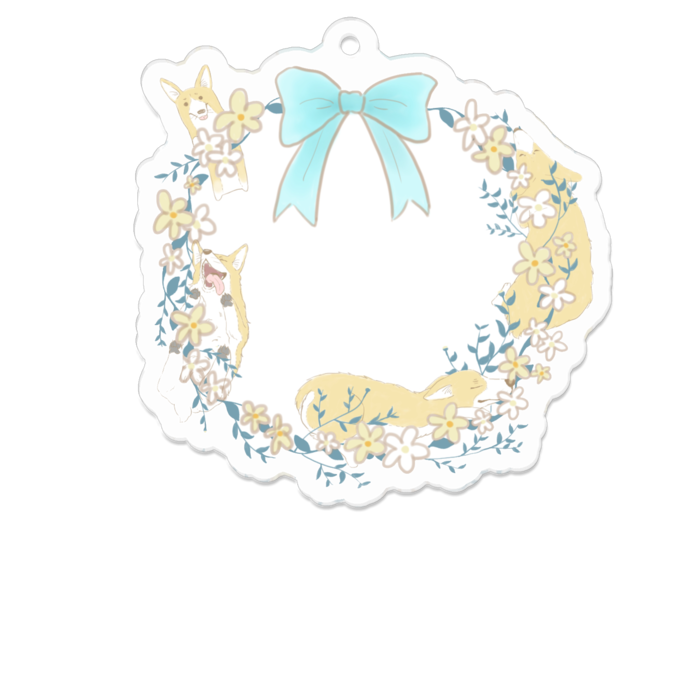 アクリルキーホルダー - 70 x 70 (mm)