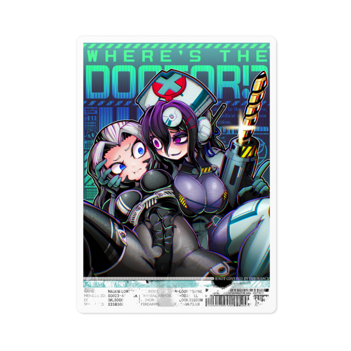 ステッカー - 100 x 100 (mm)