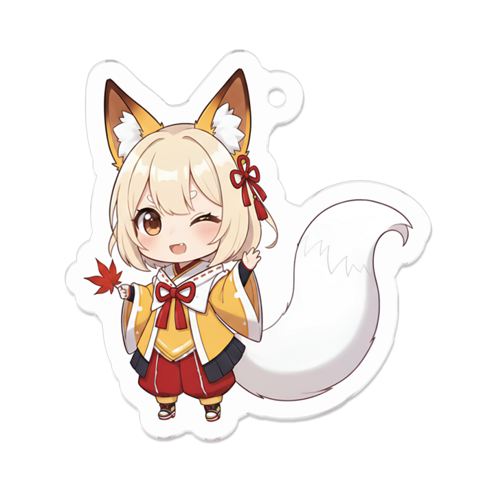 アクリルキーホルダー - 50 x 50 (mm)