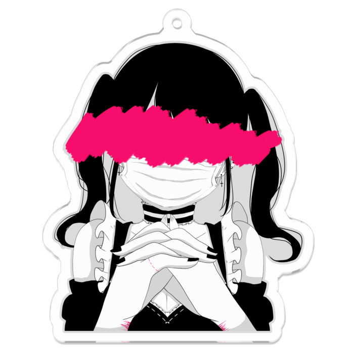 アクリルキーホルダー - 70 x 70 (mm)