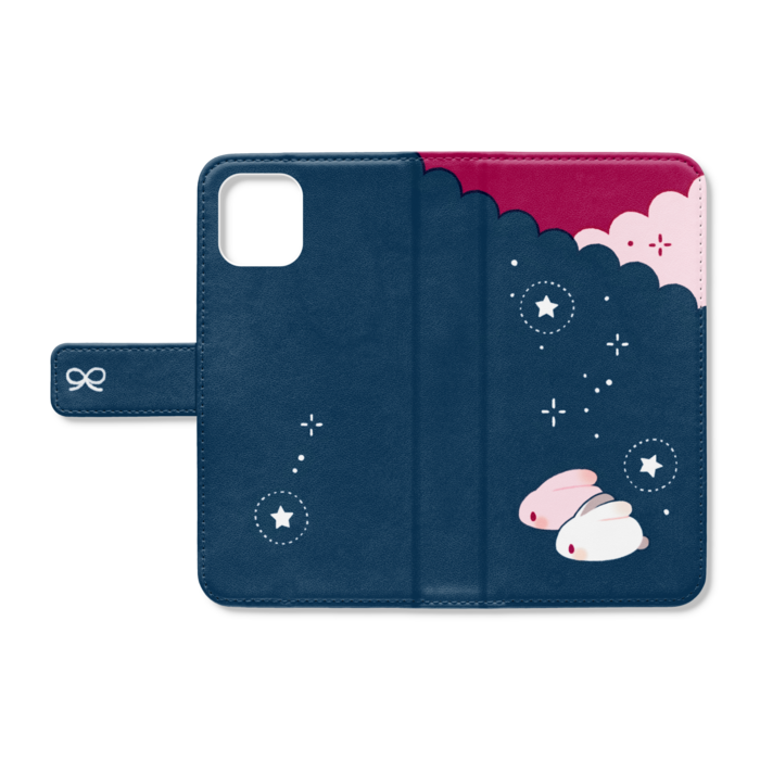 手帳型iPhoneケース - iPhone11 - ストラップ穴 なし