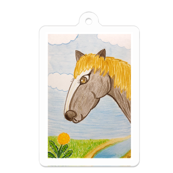 アクリルキーホルダー - 50 x 50 (mm)