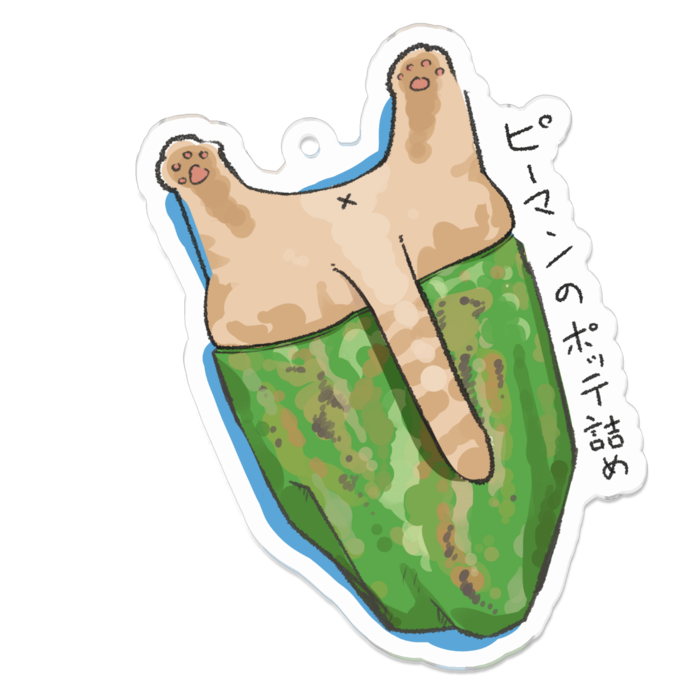 アクリルキーホルダー - 70 x 70 (mm)