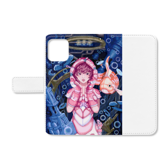 手帳型iPhoneケース - iPhone12 / 12 Pro - ストラップ穴 あり