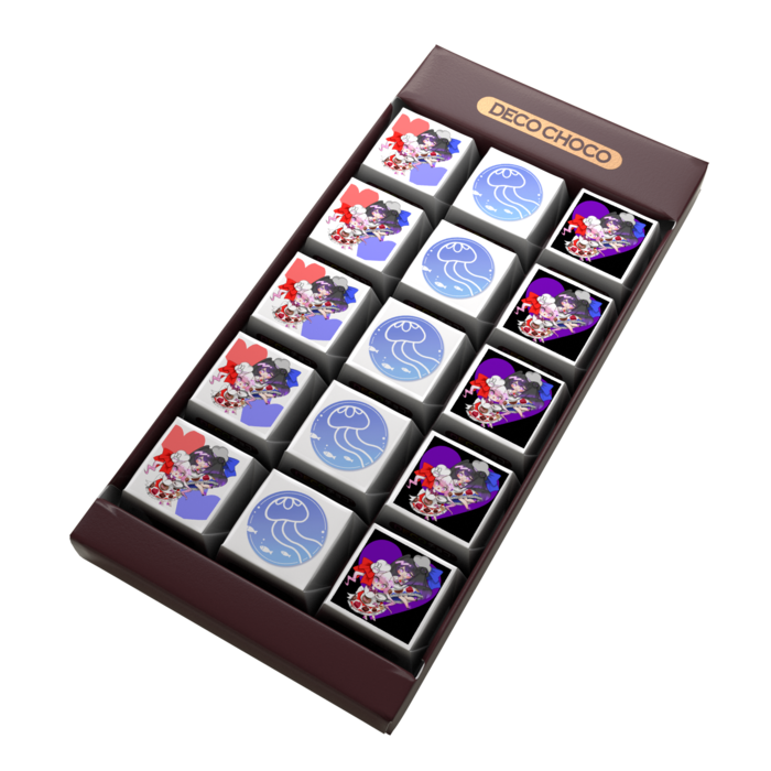 DECOチョコ - 列ごとにデザイン