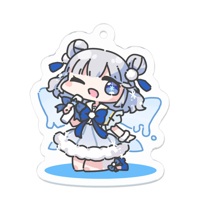 アクリルキーホルダー - 50 x 50 (mm)