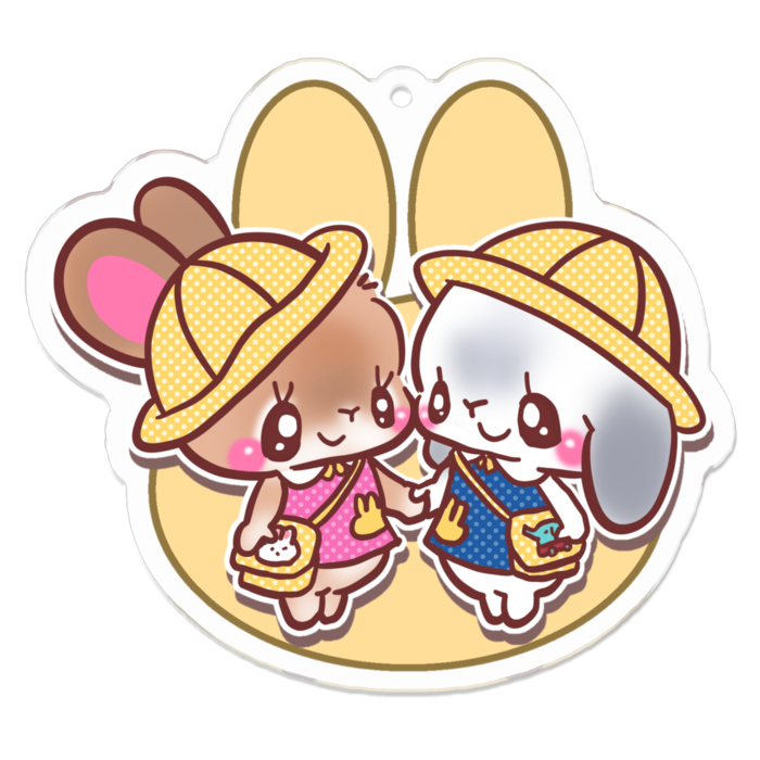 アクリルキーホルダー - 70 x 70 (mm)