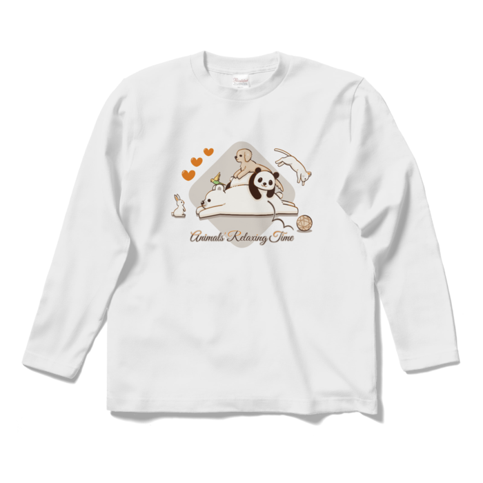 ロングスリーブTシャツ　白色　S
