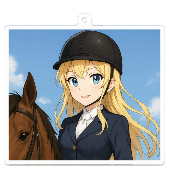 アクリルキーホルダー - 70 x 70 (mm)