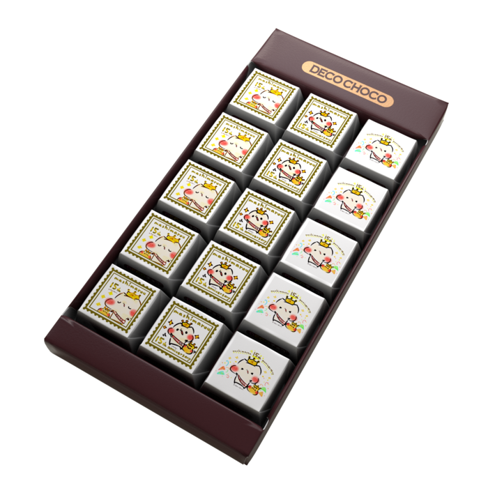 DECOチョコ - 列ごとにデザイン