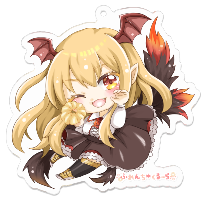 アクリルキーホルダー（コーティング） - 70 x 70 (mm)