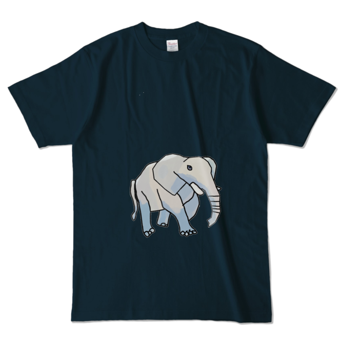 カラーTシャツ - L - ネイビー （濃色）