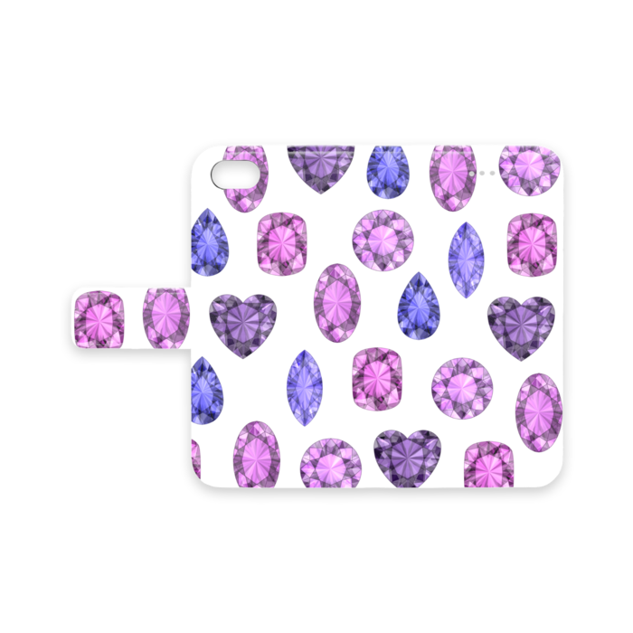 手帳型iPhoneケース - iPhone 8 / 7 / SE2 - ストラップ穴 なし