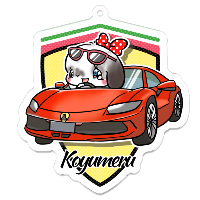 アクリルキーホルダー - 70 x 70 (mm)