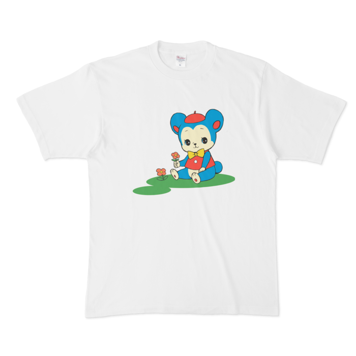 昭和レトロ風なクマの白Tシャツ - retoroch - BOOTH