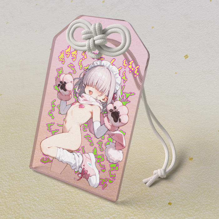 アクリルお守り - 50 × 80mm