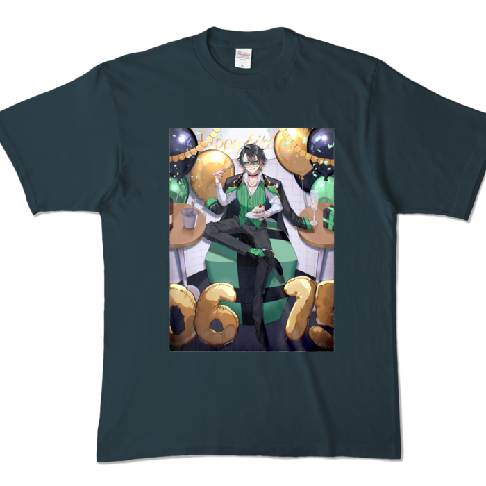 カラーTシャツ - XL - デニム (濃色)