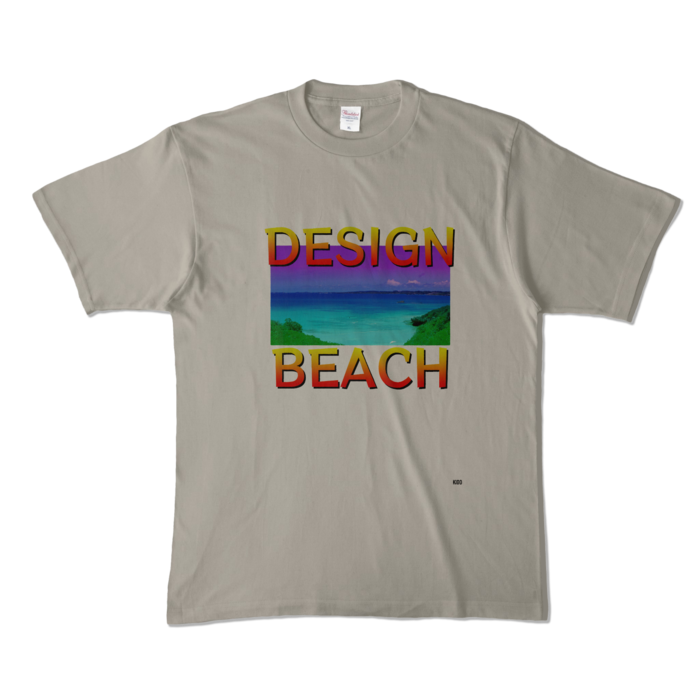 カラーTシャツ - XL - シルバーグレー (淡色)