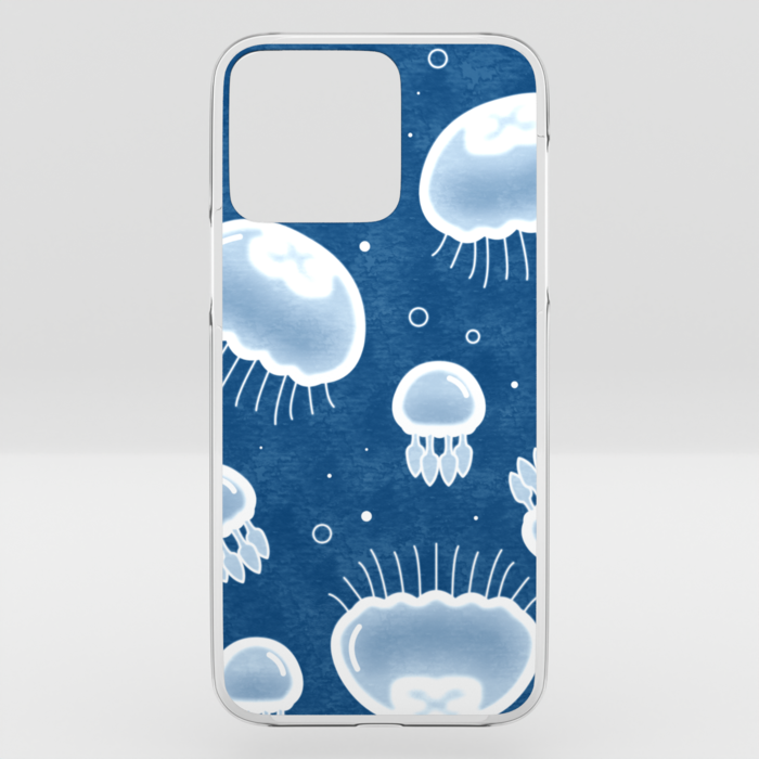 クリアiPhoneケース 青色 iPhone 16ProMax
