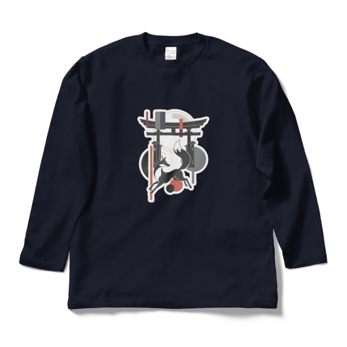 ロングスリーブTシャツ - L - ネイビー