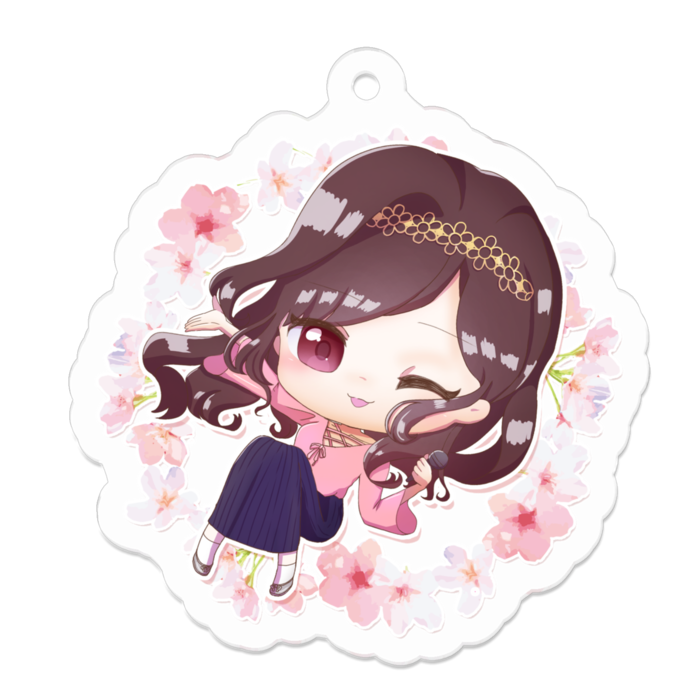アクリルキーホルダー - 50 x 50 (mm)