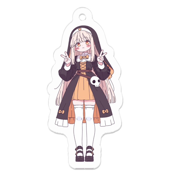 アクリルキーホルダー - 50 x 50 (mm)