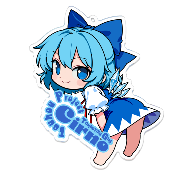 アクリルキーホルダー - 100 x 100 (mm)