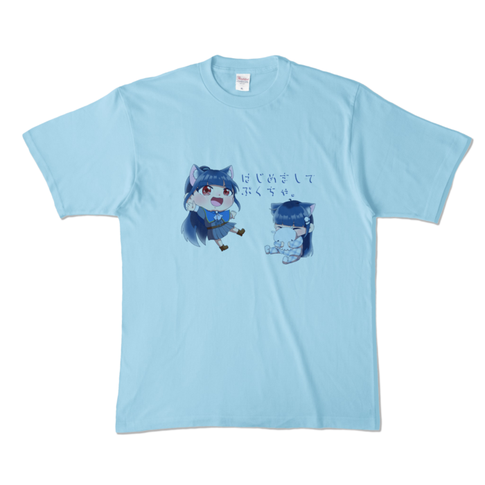 カラーTシャツ - XL - ライトブルー (淡色)