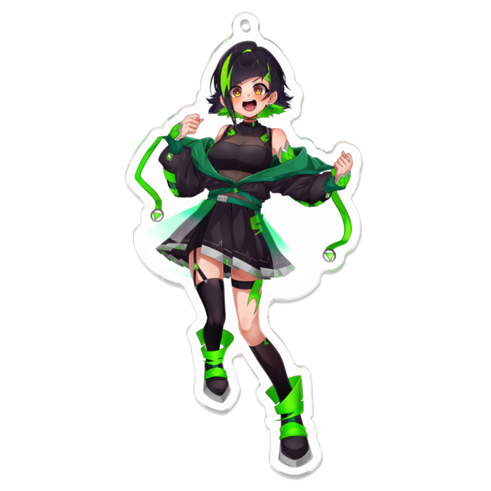 アクリルキーホルダー - 100 x 100 (mm)