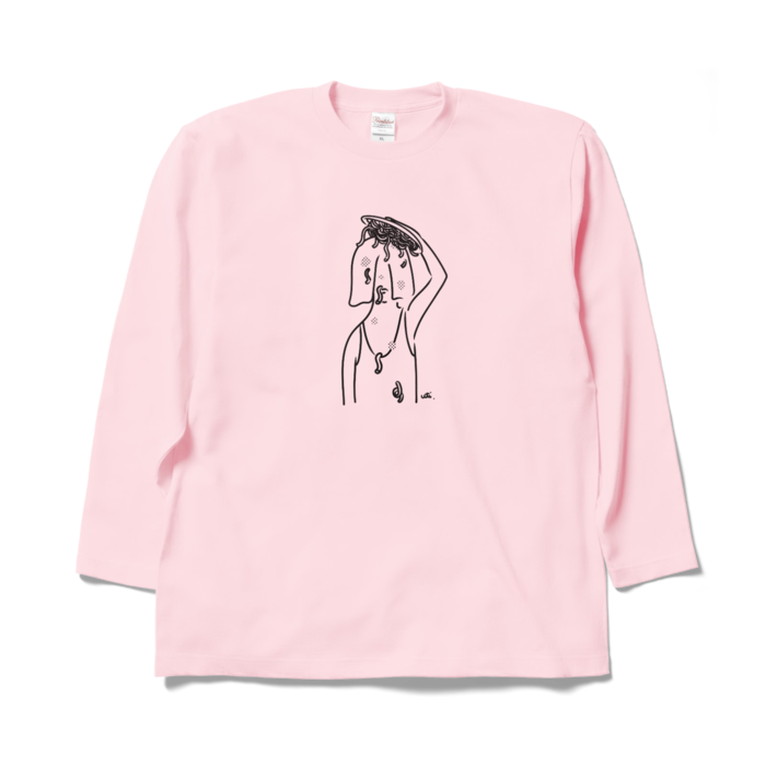 ロングスリーブTシャツ - XL - ライトピンク
